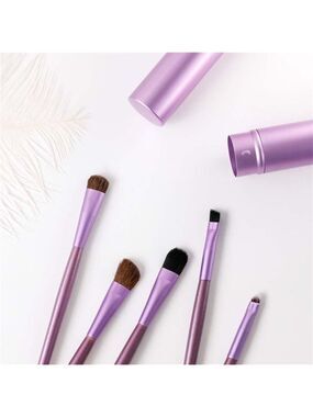 5 Pcs/set Travel Portable‎ Mini Eye Makeup Brush Set Apply Eyeshadow Eyeliner